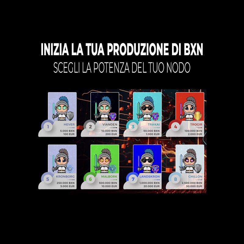 Produzione cripto bxn blackfort